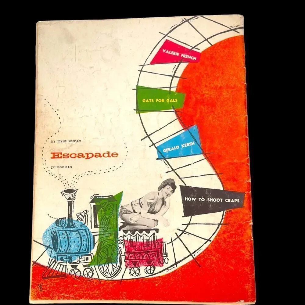 Vintage June 1958 Escapade Magazine: Nelson Algren, Washington DC Cheesecake